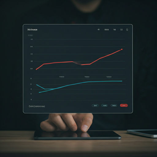 Modern data visualization dashboard for finance